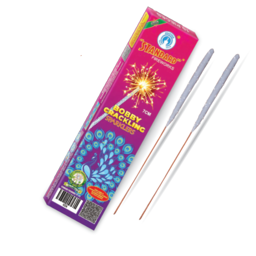 Bobby Crackling Sparklers (7 CM 10 Pcs)