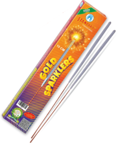 Gold Sparklers (15 CM 10 Pcs)