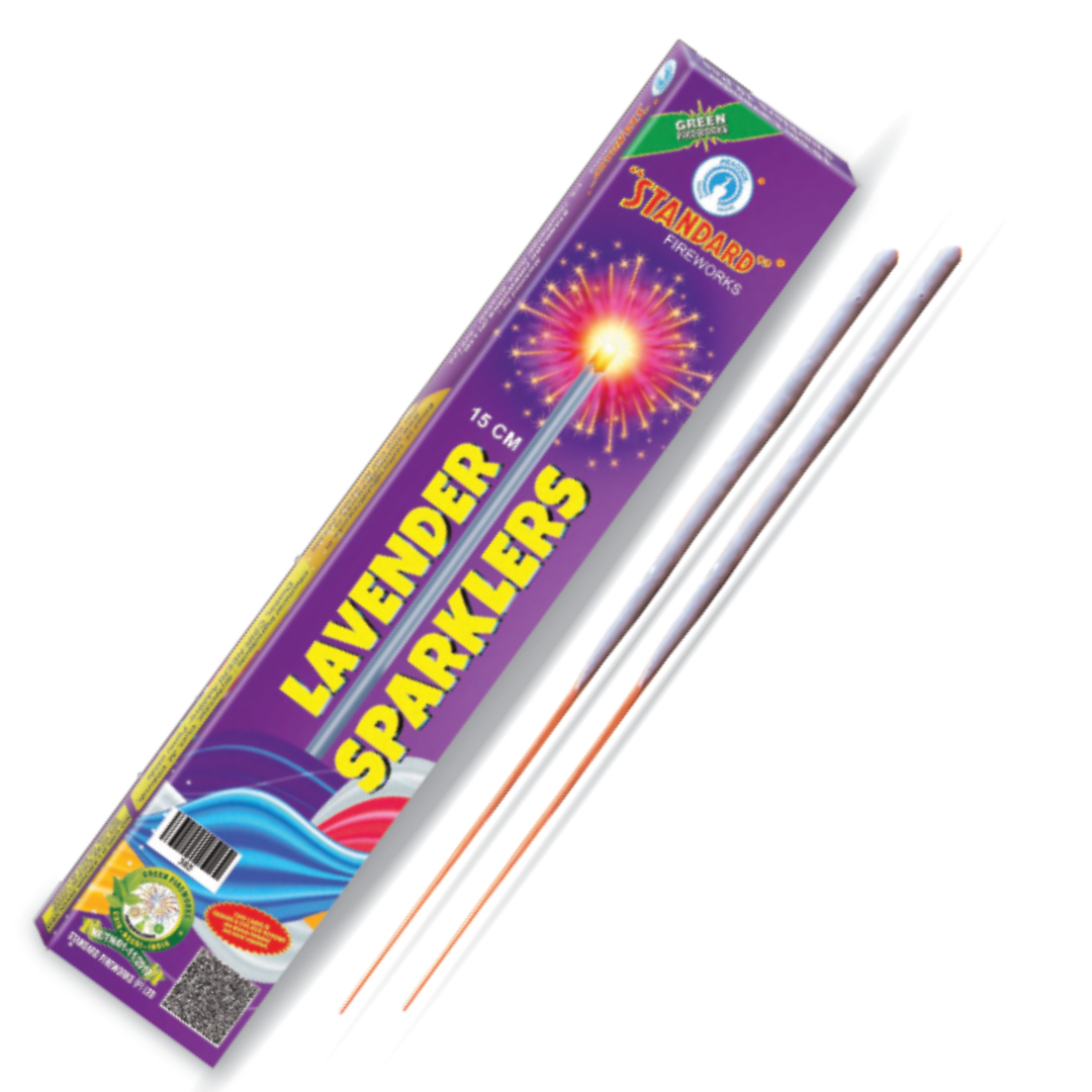 Lavender Sparklers (15 CM 10 Pcs)