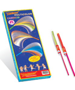 Multi Colour Candles (10 Pcs)