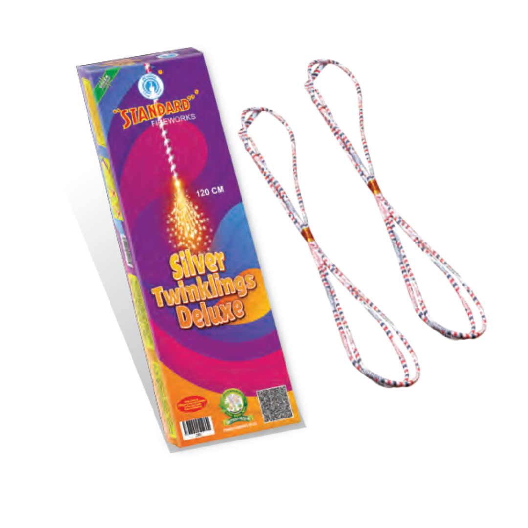 Silver Twinklings Deluxe (120 CM 10 Pcs)