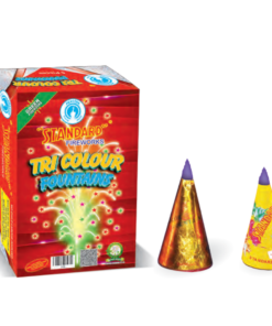 Tri Colour Fountain Gold (5 Pcs)